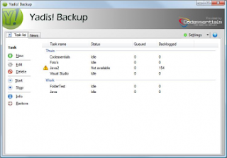  برنامج Yadis! Backup تلقائي وسهل الاستخدام لاستعادة النظام  Yadis%21+Backup+1.9.13