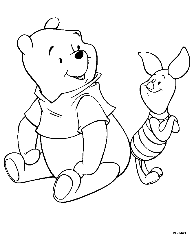 Winnie The Pooh Coloring Pages, Free Pooh Coloring Sheets