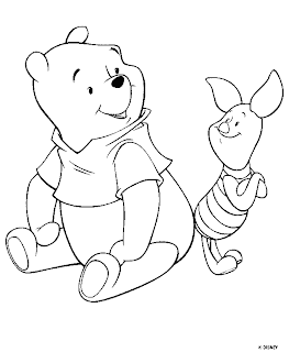 pooh and piglet coloring pages