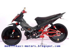 Modif Yamaha Vega Garang Dengan Kombinasi Warna