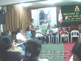 PRIMERA REUNION DE VOLUNTARIOS PARA LA CONSERVACION DE LOS PRIMATES PERUANOS