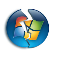 windows vista logo cracked