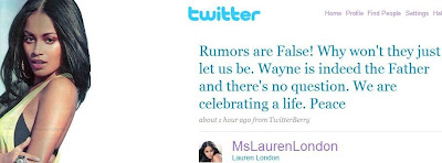 Lauren's Tweet