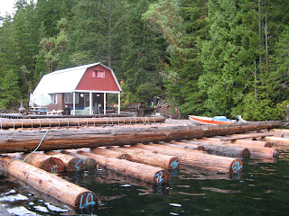 Powell River Books Blog Float Cabin Raising