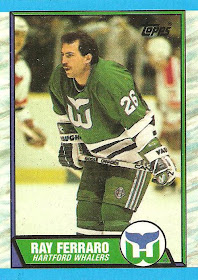 Hartford Whalers 1989-90 Topps Hockey Team Set 