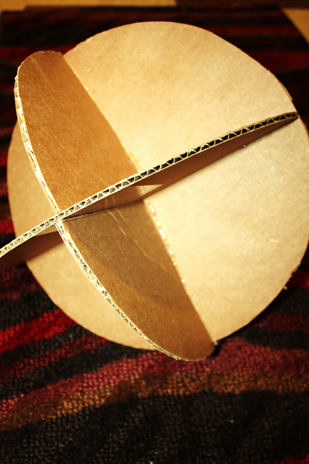 Jackie's Blog Creation of The Cardboard Spheres