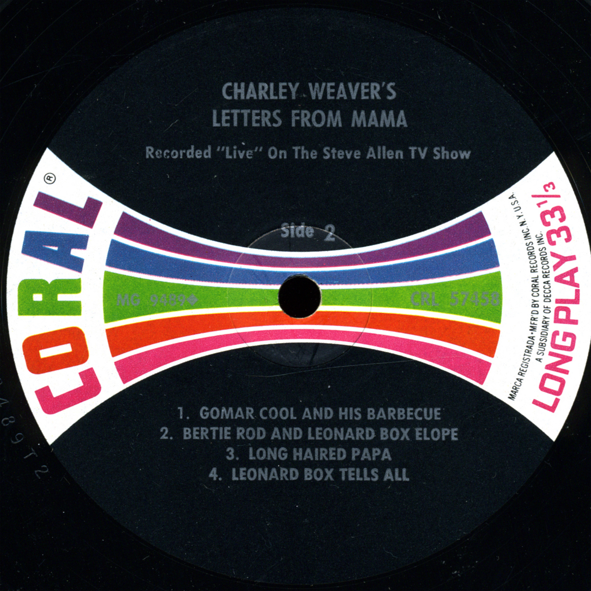 Charley Weaver S Letters From Mama Charley Weaver S Letters From Mama