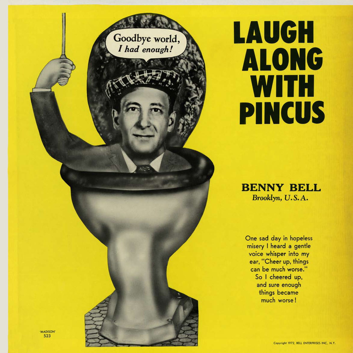Vintage Standup Comedy Benny Bell Laugh Along With Pincus