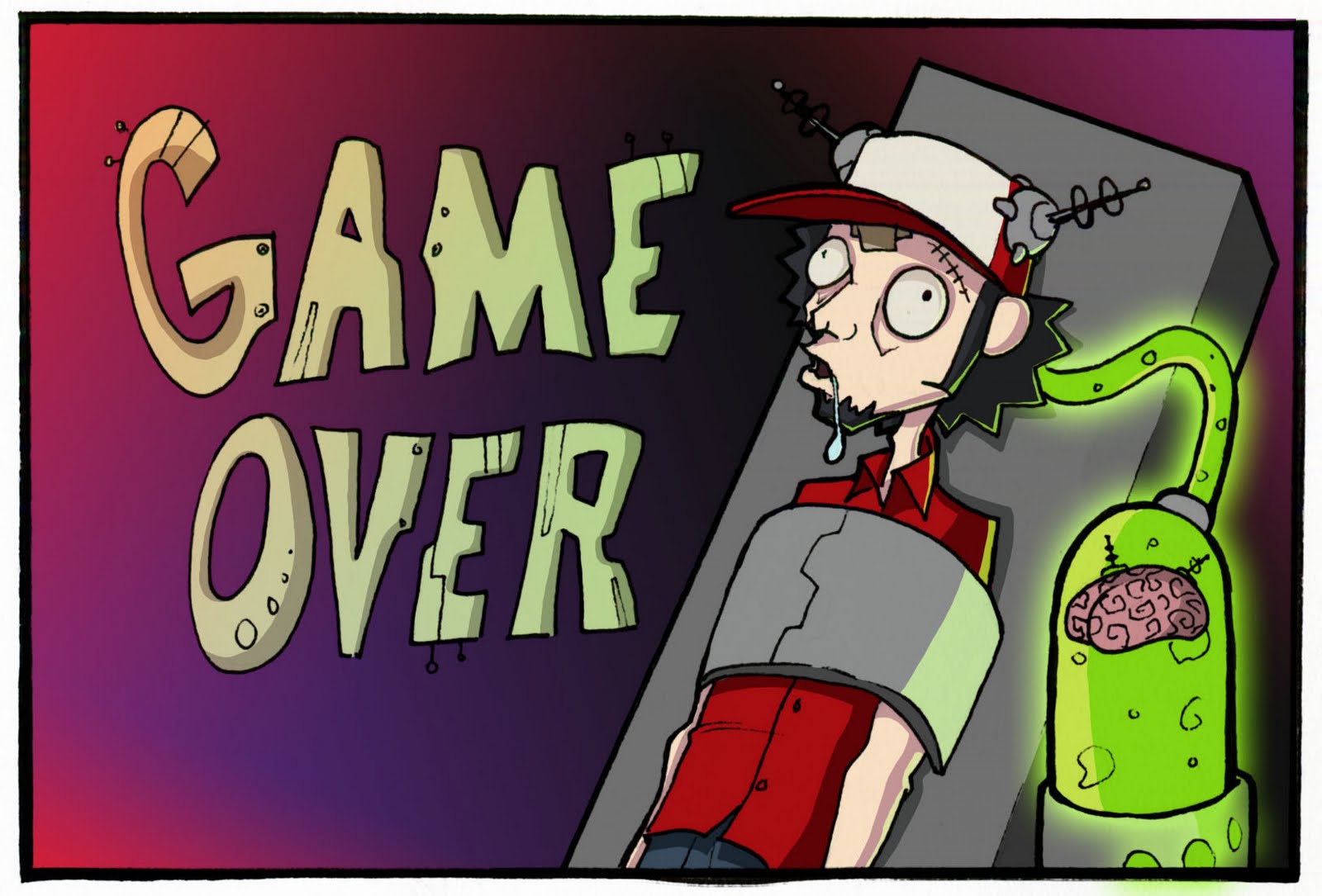 Rabbit Gear Game Over, Man! Game Over!