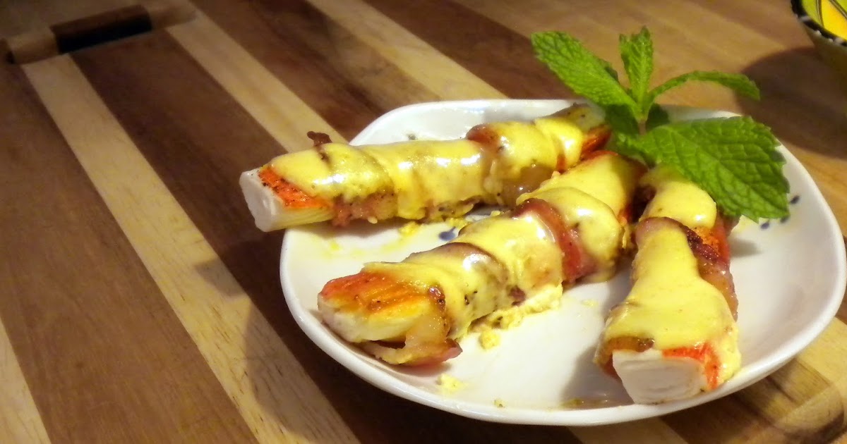 Cooking for Zo Bacon Wrapped Imitation Crab Fingerlings
