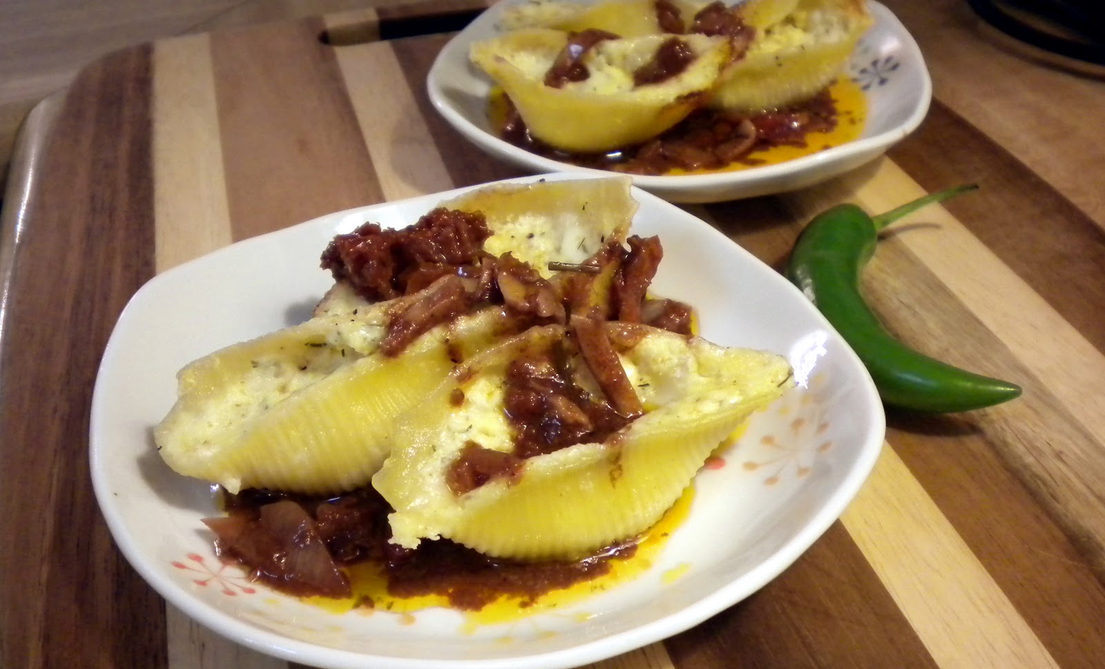 Cooking for Zo Crab and Cheese Stuffed Shells