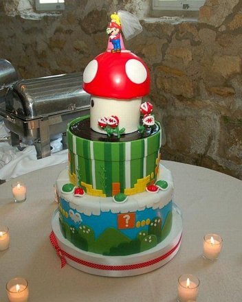Mais um Bolo de Casamento do Mario