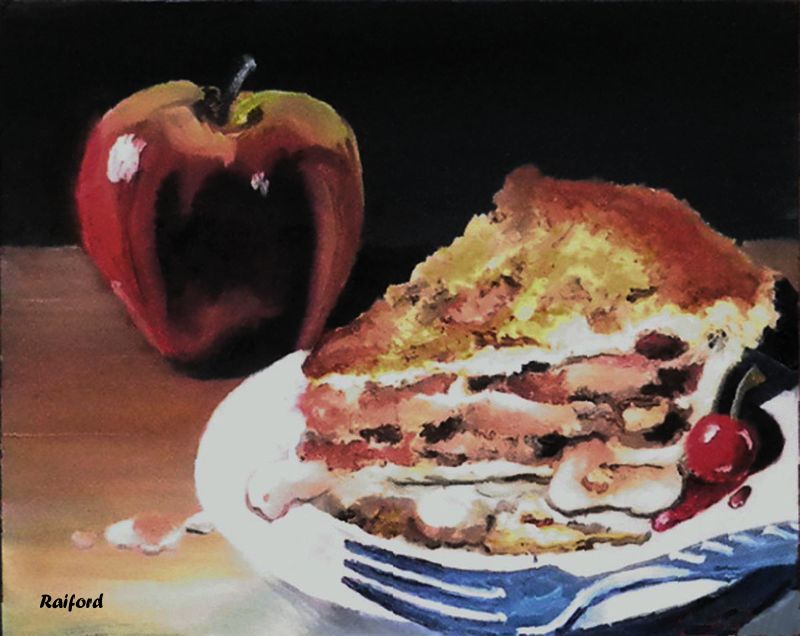 Apple Pie with a Cherry