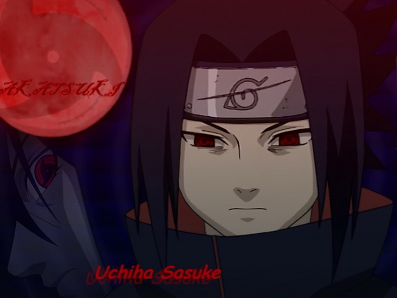 naruto sasuke akatsuki. Uchiha Sasuke with Akatsuki