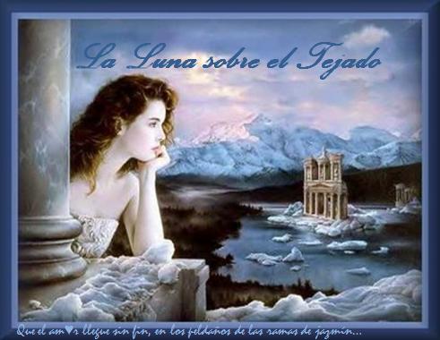 La luna sobre el tejado