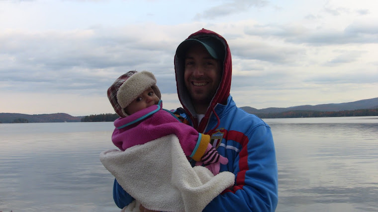 Daddy and Lilly on walk