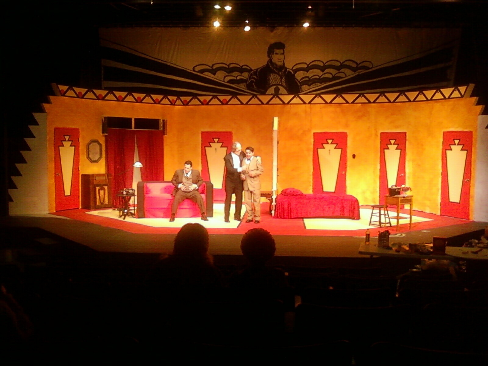 interior spaceLIFT iS Theater Props Lend Me A Tenor Set Dressing