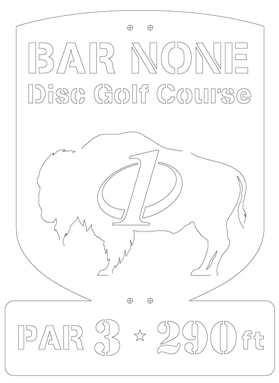 Design and beyond. Disc Golf Course Tee Box Signs