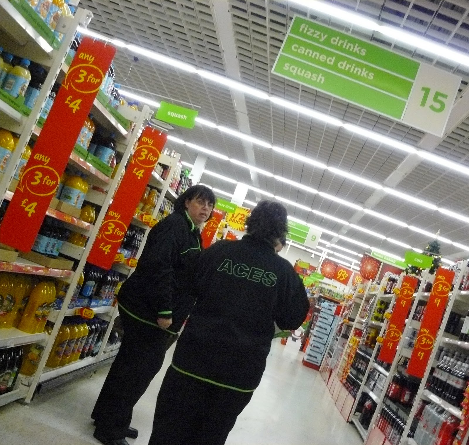 Martin Brookes Oakham Rutland Asda Supermarket Christmas Shopping