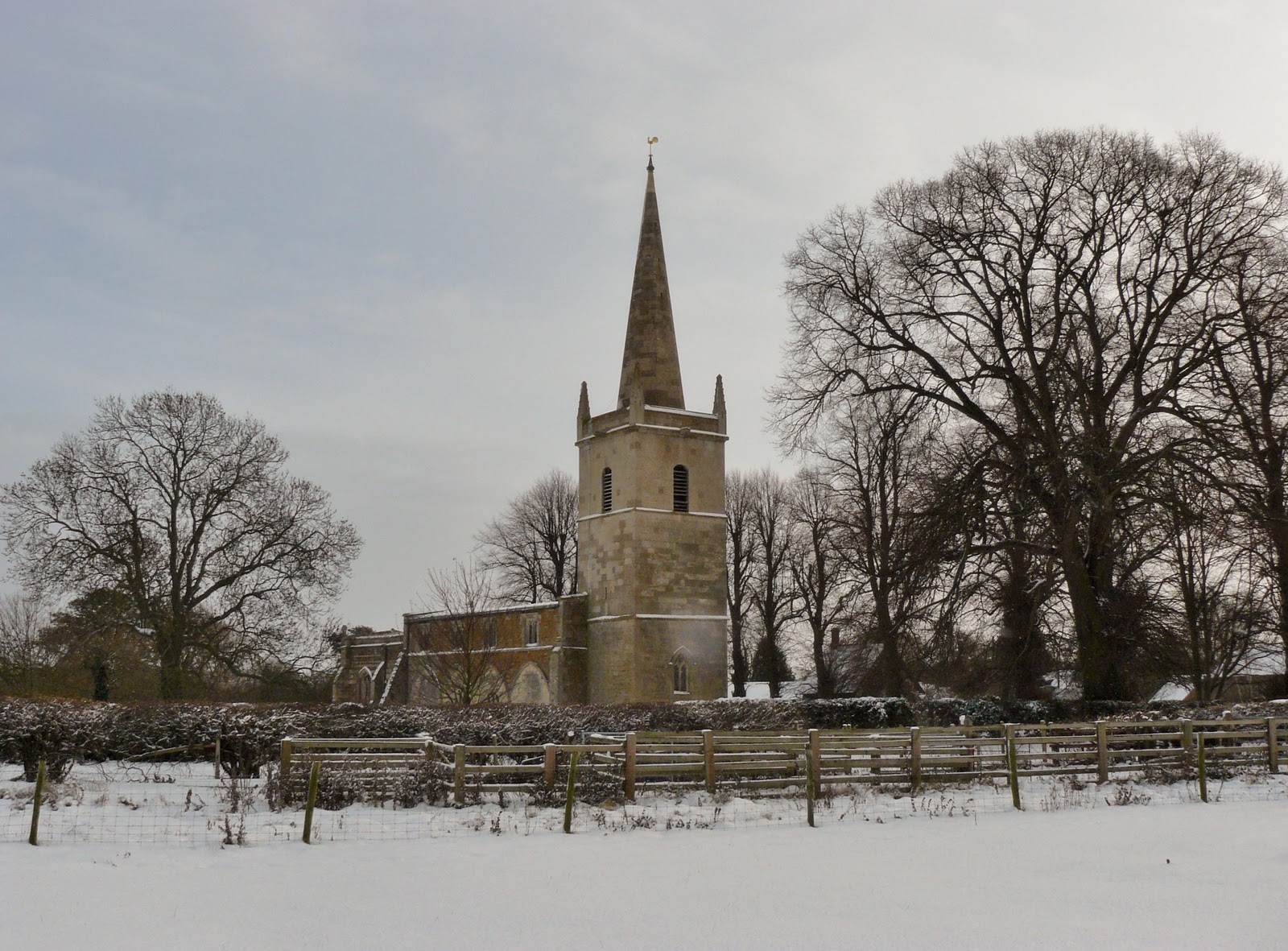 Martin Brookes Oakham Rutland Egleton Rutland Village Snow Scenes