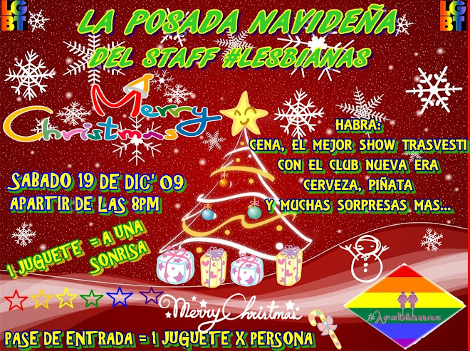 Posada Navideña del staff #Lesbianas