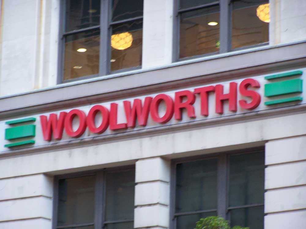 OZ and USA Woolworths stores