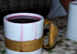 Caneca de porcelana com verde tinto, Marco 2009