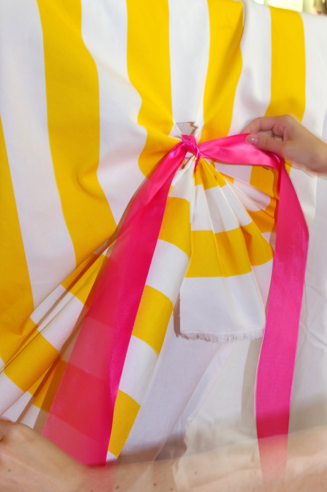 DIY Table Ribbons!! From Lauren's Birthday A Blissful Nest