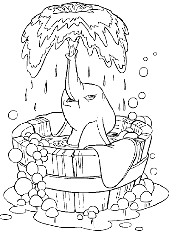 Dibujos de niños bañandose en la ducha para colorear - Imagui