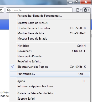 Safari RSS - Preferências Safari RSS - Preferências