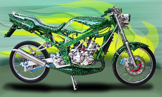 Photo Motor Kawasaki Modif