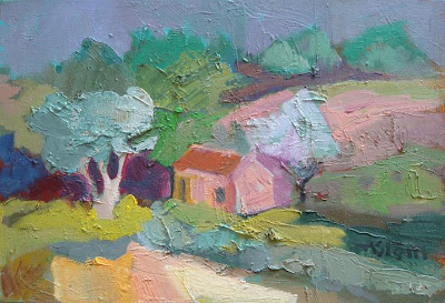 Landscape Painting by French Artist Marie Astoin