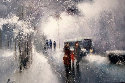 Winter Painting by Russian Artist  Igor Medvedev
