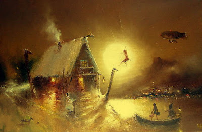 Winter Painting by Russian Artist  Igor Medvedev