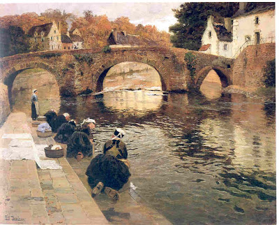 Painting by Norwegian Painter Frits Thaulow 