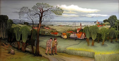 Oil Painting by Croatian Naive Artist Zvonko Sigetić