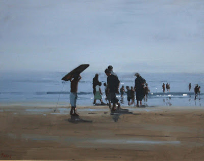 Seascape painting by John Morris British Artist