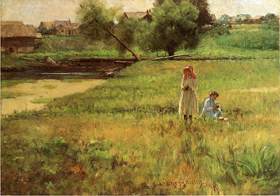 Landscape Painting by American  Impressionist  Artist John Ottis Adams
