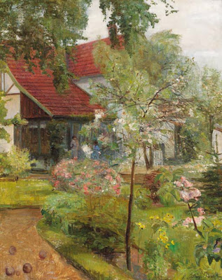 Landscape Painting by Danish Painter Aage Bertelsen