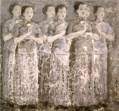 Women in Painting by Chinese Artist Yihang Pan