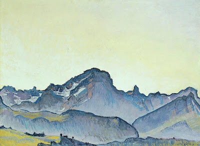 Landscape Painting by Swiss Art Nouveau Artist Ferdinand Hodler