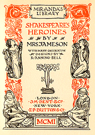 Heroines of Shakespeare in Paintings, 19th century, book illustration, fun facts, illustration, story behind painting