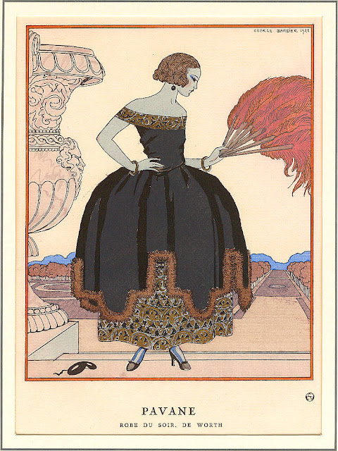 George Barbier,Art Deco fashion illustration