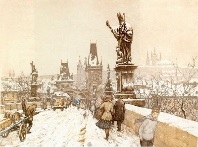 T.F.Simon. Winter Painting