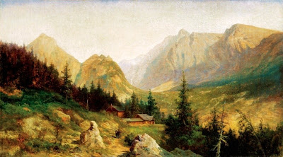 Landscape Painting by Hungarian Artist Karoly Telepy