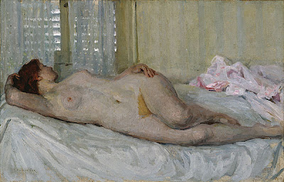 Nude Painting by Emanuel Phillips Fox Australian Impressionist Artist