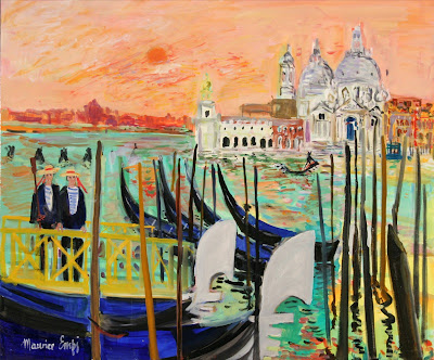 Venice Landscape Paintings by French Artist Maurice Empi