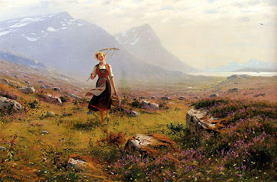 Genre Paintings by Hans Dahl Norwegian Artist