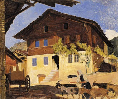Landscape Painting by Swiss Artist Ernest Biéler