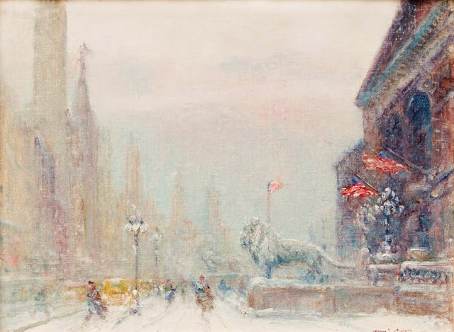 Cityscape Painting by Impressionist Painter Johann Berthelsen